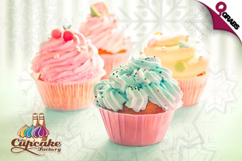 For QR149 Get 12 Tasty Cupcakes from The Cupcake Factory! (QR300 Value)